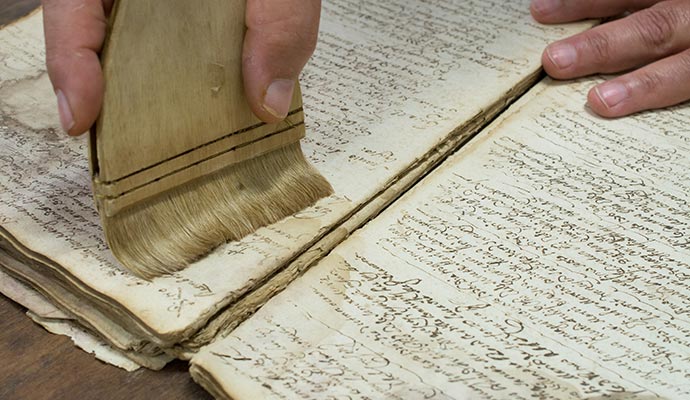 Damaged document restoration