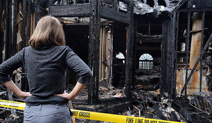 Smoke damage inspection