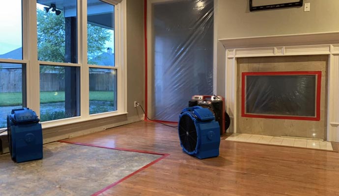 Emergency water damage restoration