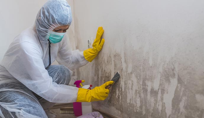 Professional mold remediation
