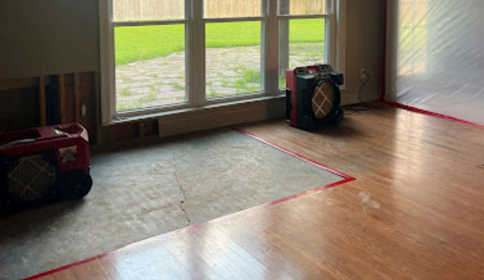 Water damage restoration